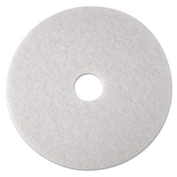 3M™ Low-speed Super Polishing Floor Pads 4100, 24" Diameter, White, 5-carton freeshipping - TVN Wholesale